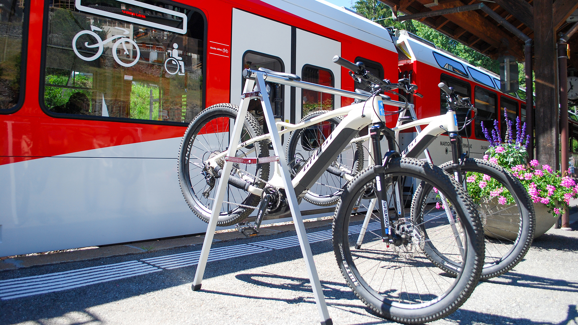 E-Bike Verleih - Bahnhof von Marcottes